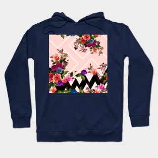 Colorful Floral Pattern Hoodie